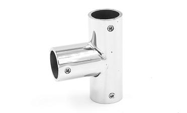 Соединитель-тройник для трубы 19 мм, нержавеющая сталь AISI 304, полированная t902 PSS купить в Тюмени