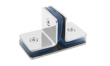 Коннектор для душевой кабины на 3 стекла латунь-хром t727 PC купить в Тюмени