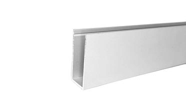 П-образный профиль 40 мм верхний, алюминиевый анодированный, длина 3000 мм т24 AL  купить в Тюмени