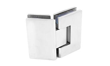 Петля для душевой кабины стекло-стекло 135° 90х55 мм AISI 304 шлифованная t302-2 SSS купить в Тюмени