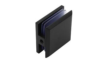  Коннектор для душевой кабины стена-стекло 45х45, вырез 67, цинк, черный t730 BZn купить в Тюмени