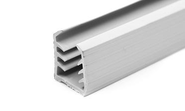 Уплотнитель в поручень с пазом 27х30 для стекла 8+8мм, EPDM (палки по 3м) СЕРЫЙ Фk307-G купить в Тюмени