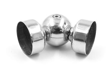 Поворот дер./пласт. поручня Ø50.8х0.8 мм, усиленный, полированная, (AISI 201) k053-6 купить в Тюмени