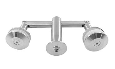 Крепление двойное с рутелями к тяге, AISI 304 k628 купить в Тюмени