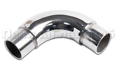 Отвод трубы Ø25.4 мм со вставками, удлиненный, полированный (AISI 304) k325-3 купить в Тюмени