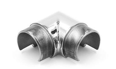 Отвод с пазом на трубу Ø48.3 мм, полированный (AISI 304) k237 купить в Тюмени