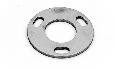 Фланец стойки 50/90х3 мм, 3 отв. М10х20, черный металл k116-50-9 купить в Тюмени