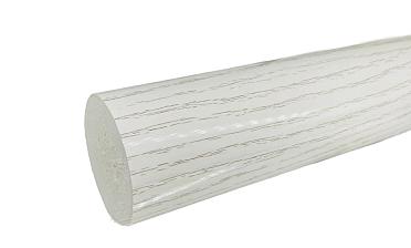 Пластиковый поручень текстурный, цвет белый, Ø49мм, длина 4м k893-2 купить в Тюмени
