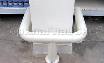 Отбойник для автомобилей из черного металла в Тюмени. Готовые проекты ПерилаГлавСнаб