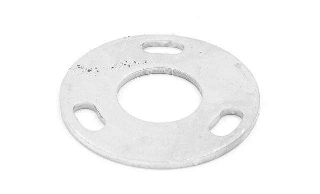 Фланец стойки 38/90х5 (4.3) х AISI 304 #200 3 отв. М10 х 20 k116-38-5