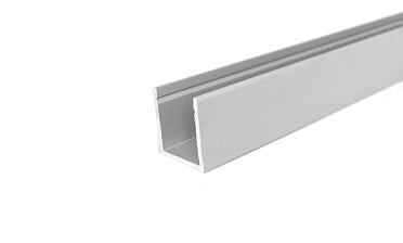 П-образный профиль 20 мм нижний, алюминиевый анодированный, длина 3000 мм т22 AL  купить в Тюмени