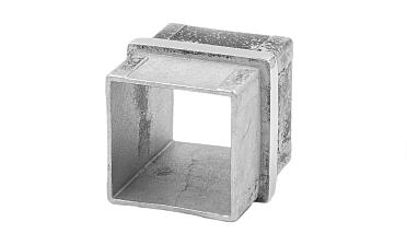 Соединитель для поручня 40х40 мм, полированный, (AISI 304) k368 купить в Тюмени