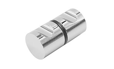 Ручка-кноб для двери 32х38 мм латунь-хром, полированная t696 PC купить в Тюмени