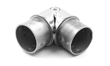 Поворот литой, шарнирный под Ø42.4 мм, полированный, AISI 304 k273 купить в Тюмени