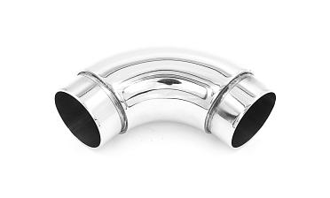 Отвод поручня под Ø38.1х110х1.5 мм, 90°, литой, полированный 600 Grit, с двумя установочными кольцами, (AISI 316) k059-4 купить в Тюмени
