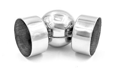 Поворот поручня, шаровый под Ø50.8х0.8 мм, полированный AISI 201 k053-7 купить в Тюмени