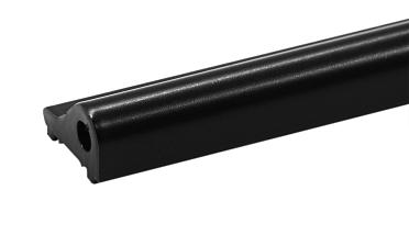 Порог для душевых перегородок 1000 мм, черный матовый Фt118 ALBL купить в Тюмени