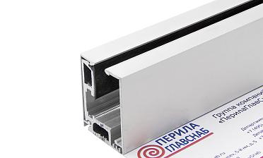 Профиль алюминиевый зажимной для стекла 8-12 мм, АНОД с отверстием, длина 3 м т40-7 AL купить в Тюмени