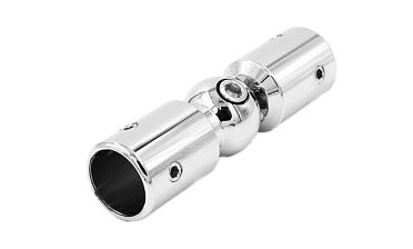 Соединитель трубы 19 мм, шарнирный, нержавеющая сталь AISI 304, полированная t915 PSS купить в Тюмени