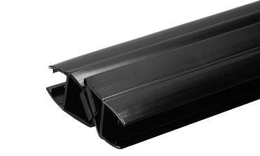 Комплект уплотнителей для стекла 8 мм, стекло-стекло 2200 мм, 90°/180°, с магнитом (2 шт.), черный (t210) t210-2 BL-U купить в Тюмени
