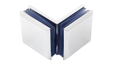 Коннектор для душевой кабины стекло-стекло 90°, 45х45, полированный, t735 PSS купить в Тюмени