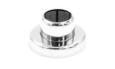 Цанга под трубу Ø38.1 мм, полированная #600, AISI 304, 3 отв.Ø7 мм, 3 отв. Ø9 мм, k026  купить в Тюмени