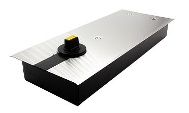 Доводчик для стеклянной двери до 100 кг EN4, напольный, 500 тыс, циклов, нержавеющая сталь AISI 304, шлифованная t184-3 SSS купить в Тюмени