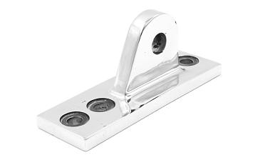 Крепление ванты(тяги) козырька к стойке алюминиевого фасада, AISI 304,литое,полированное, k610 купить в Тюмени