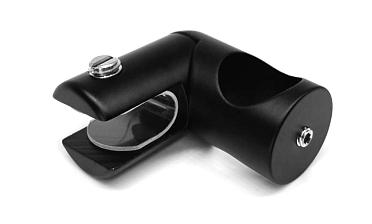 Держатель стекла сквозной боковой, для трубы 19 мм, черный, t912 Bl купить в Тюмени