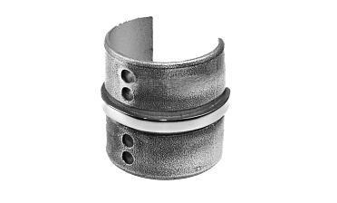 Соединитель с пазом на трубу Ø48.3 мм, полированный (AISI 304) k236 купить в Тюмени