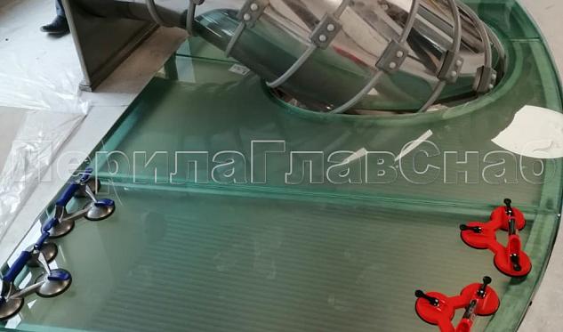 Стеклянный пол в Тюмени. Готовые проекты ПерилаГлавСнаб