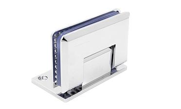 Петля для душевой кабины стена-стекло 90° 90х55 мм латунь-хром, полированная t305 PC купить в Тюмени