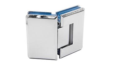 Петля для душевой стекло-стекло 90х55 мм, 135°, латунь-хром t302 PC купить в Тюмени