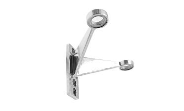 Крепление рутеля к стене, двойное, фланец с тремя отверстиями, AISI 304 k612-2 купить в Тюмени