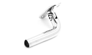 Держатель поручня выносной на стойку, с регулируемым ложементом под трубу Ø50.8 мм, полированный, (AISI 304) k261-4 купить в Тюмени