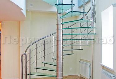 Стеклянные лестницы купить в Тюмени