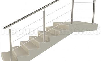 Заполнение из 3ми тросиков (тросик в оболочке) + наконечник для крыльца в Тюмени. Готовые проекты ПерилаГлавСнаб