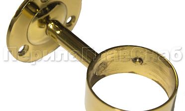 Держатель поручня Ø50.8 мм, выносной, с обхватом, золото k066-88 купить в Тюмени