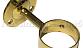 Держатель поручня Ø50.8 мм, выносной, с обхватом, золото k066-88