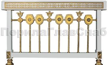 Латунные ограждения лестниц серия – Палладий XL01-1 в Тюмени. Готовые проекты ПерилаГлавСнаб