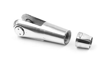 Наконечник ванты (тяги) с резьбой М16 правый, литой , полированный (AISI316) k661-16-R купить в Тюмени