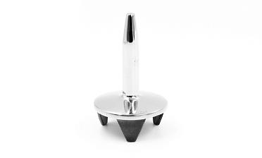 Наконечник палец (солдатик) на стойку Ø50.8х1.5 мм, без ложемента, удлиненный 70 мм, облегченный, литой, полированный, нержавеющий AISI 304 k557 купить в Тюмени