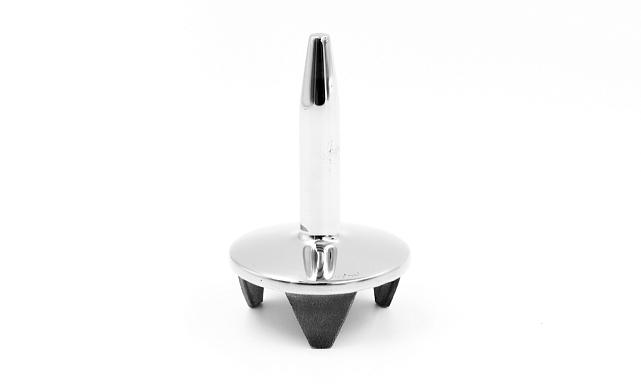 Наконечник палец (солдатик) на стойку Ø50.8х1.5 мм, без ложемента, удлиненный 70 мм, облегченный, литой, полированный, нержавеющий AISI 304 k557