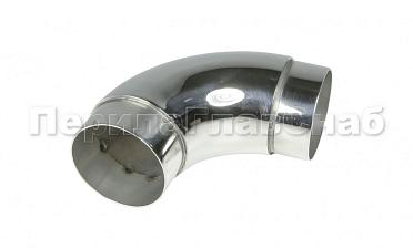 Отвод поручня с двумя установочными кольцами Ø50.8х125 AISI 304 k052-8 купить в Тюмени