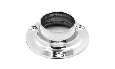 Фланец штампованный, для трубы Ø38.1 мм, полированный, внешний диаметр Ø76 мм, толщина 2 мм (AISI 304) k533 купить в Тюмени