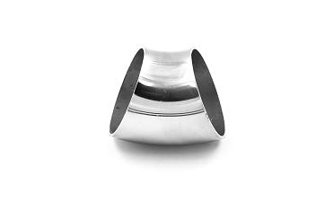 Половинка отвода поручня под сварку для Ø50.8х125/2х1.5, 45°, полированный 400 Grit (AISI 304) k021-45 купить в Тюмени