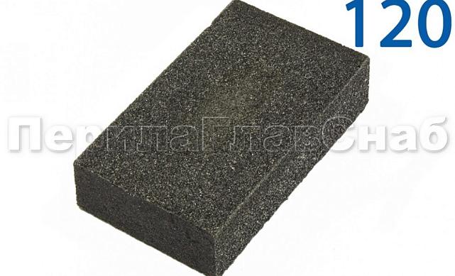 Ручной брусок SFK655 для обработки металла P120, полностью из абразива Ф-1100
