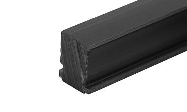 Подставка для стекла в профиль т40, материал ТЭП, цвет черный т40-05 купить в Тюмени