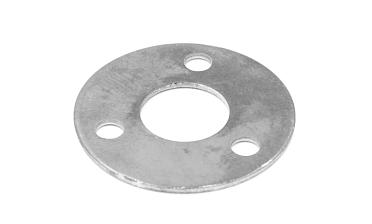 Фланец стойки большой 32/81 х 3 мм, 3 отв х М10 х 20, черный металл k116-32-9 купить в Тюмени