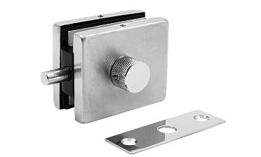 Защелка с ответной частью на стену и пол, шлифованная, вырез 17 t138 SSS купить в Тюмени